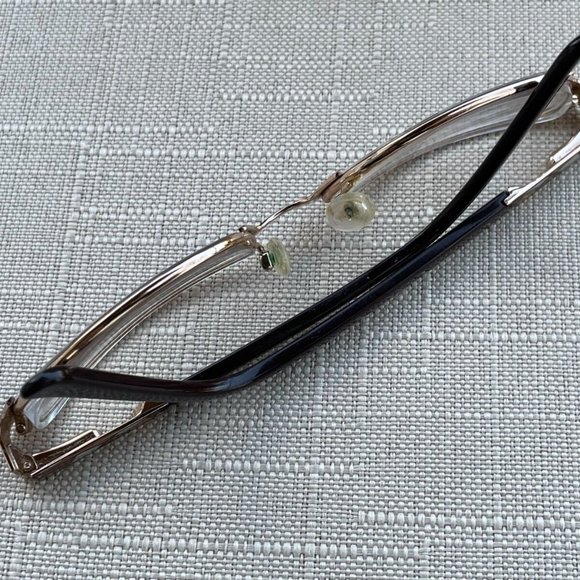 Liz Claiborne Women Eyeglasses Frame Brown Tone Metal Frame Glasses L624 ORF4 - Picture 7 of 12